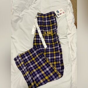 LSU Plaid Pajama Pants